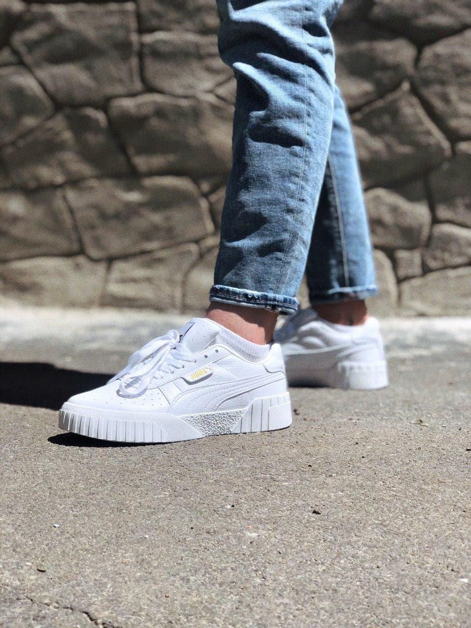 

Puma Cali bold white