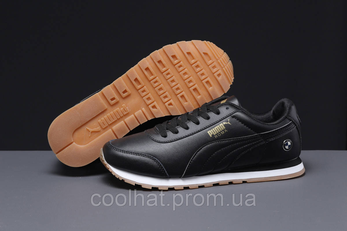 

Кроссовки мужские Puma Roma, черные; верх- Кожа, ( ! Наличие►: 41 42 43 44 45 ◄