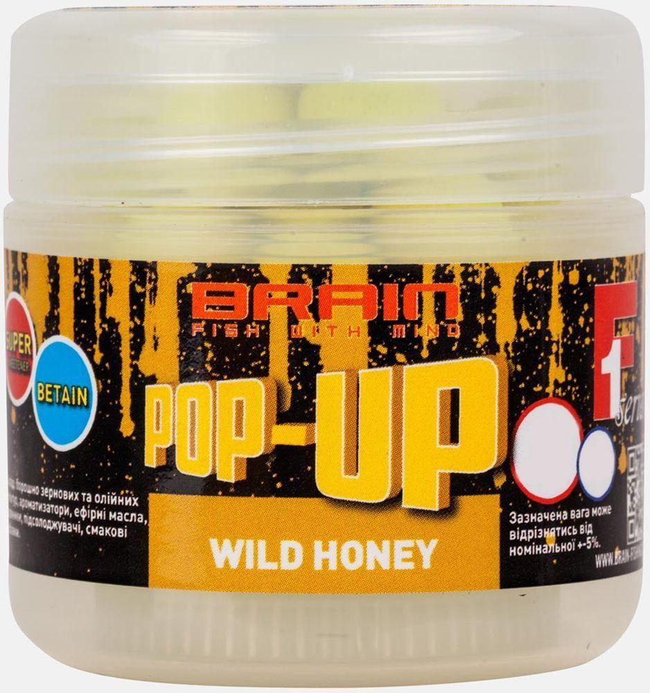 

Бойлы Brain Pop-Up F1 Wild Honey (Мед) 10 мм 20 г (18580252)