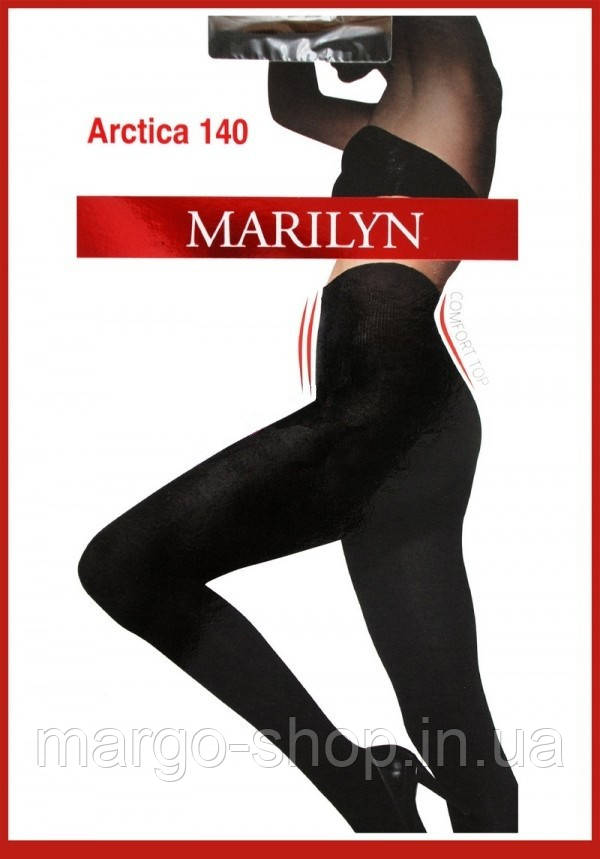 

Колготки теплые черные Marilyn ARCTICA 140 den comfort top, Черный