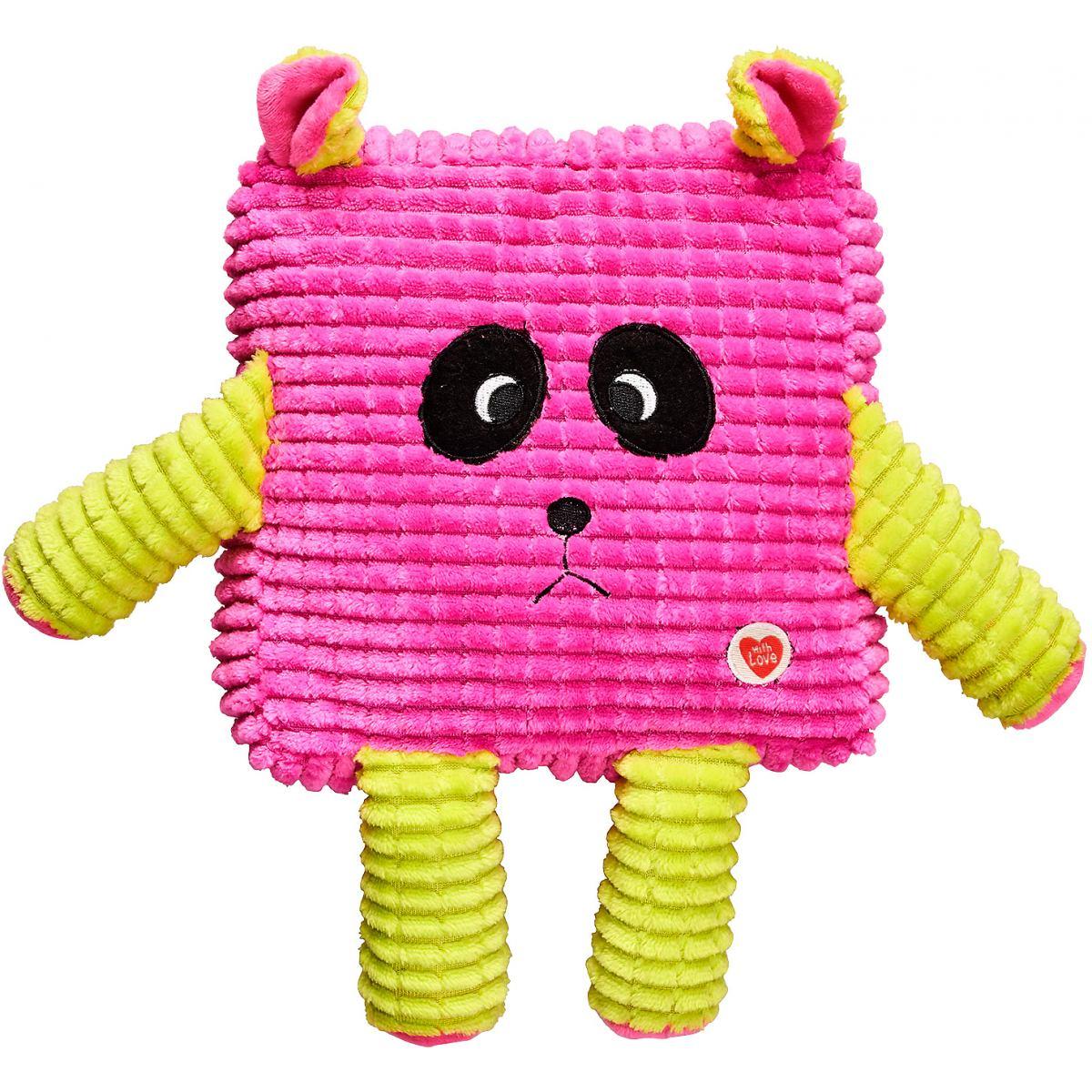 

Игрушка GimDog Мордочки MINI CUDDLY CUBES, для собак, 20,8 см, розовый