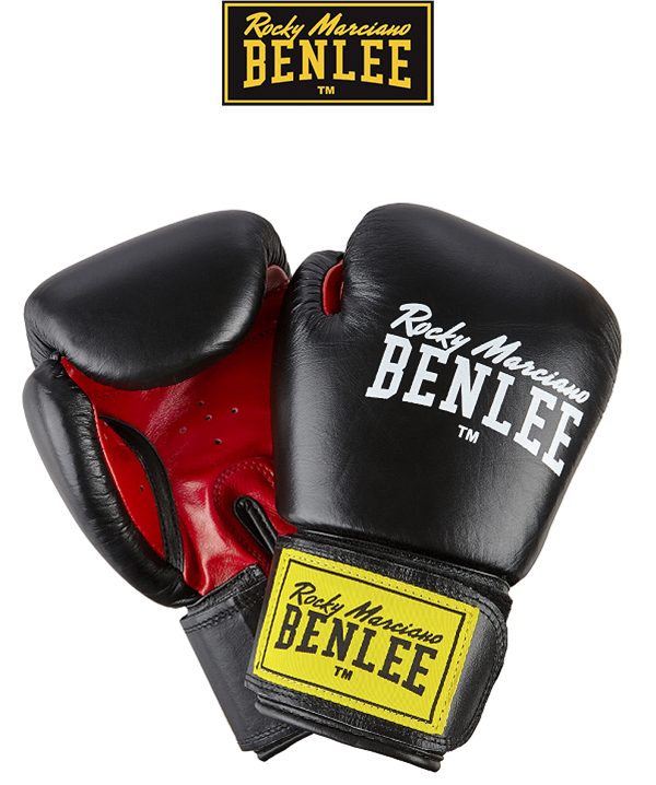 Боксерские перчатки BENLEE FIGHTER (blk/red)
