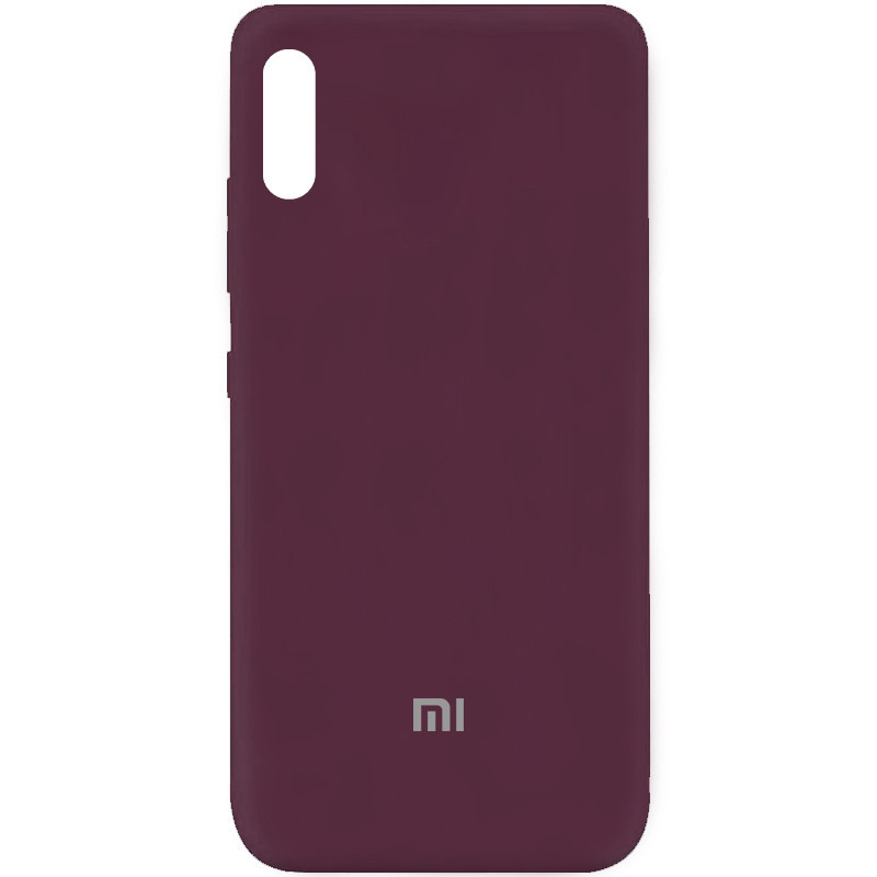 

Чехол Silicone Cover My Color Full Protective (A) для Xiaomi Redmi 9A, Бордовый / maroon