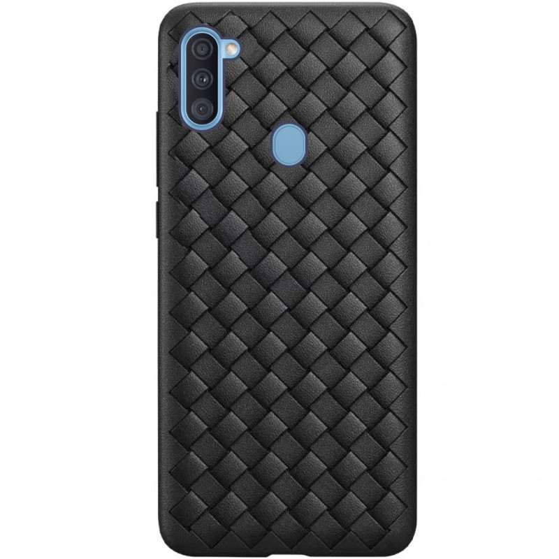 

PU чехол-накладка Epik Weaving series для Samsung Galaxy A11, Черный