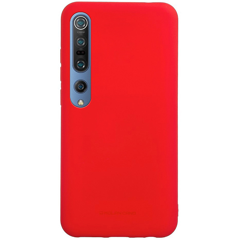 

TPU чехол Molan Cano Smooth для Xiaomi Mi 10 / Mi 10 Pro, Красный