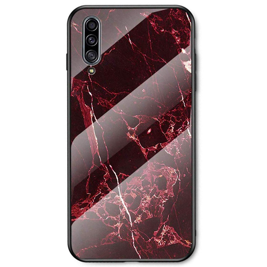 

TPU+Glass чехол Luxury Marble для Xiaomi Mi 9 Pro, Марсала / бордовый