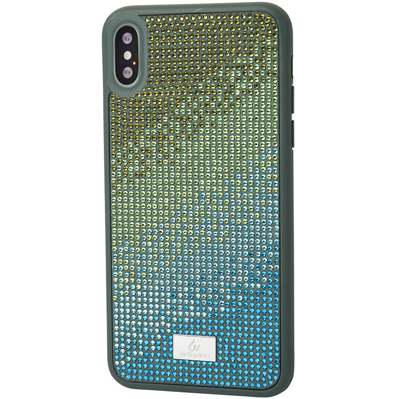 

TPU чехол Bling World Rainbown Design для Apple iPhone XS Max (6.5"), Зеленый