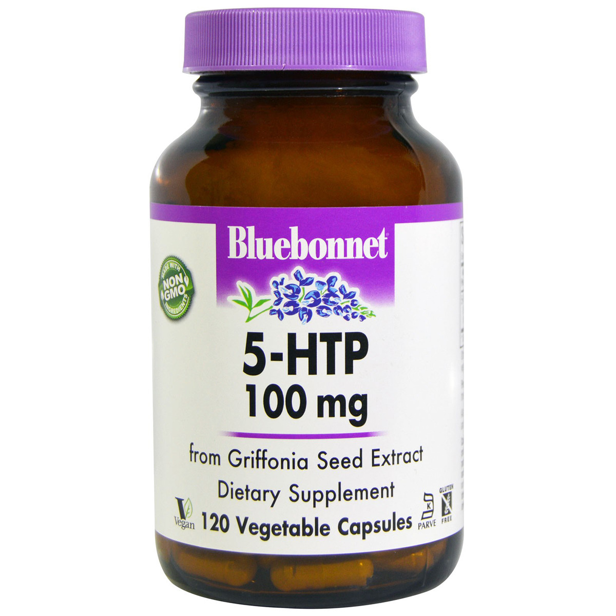 

5-HTP (Гидрокситриптофан) 100мг Bluebonnet Nutrition 120 капсул