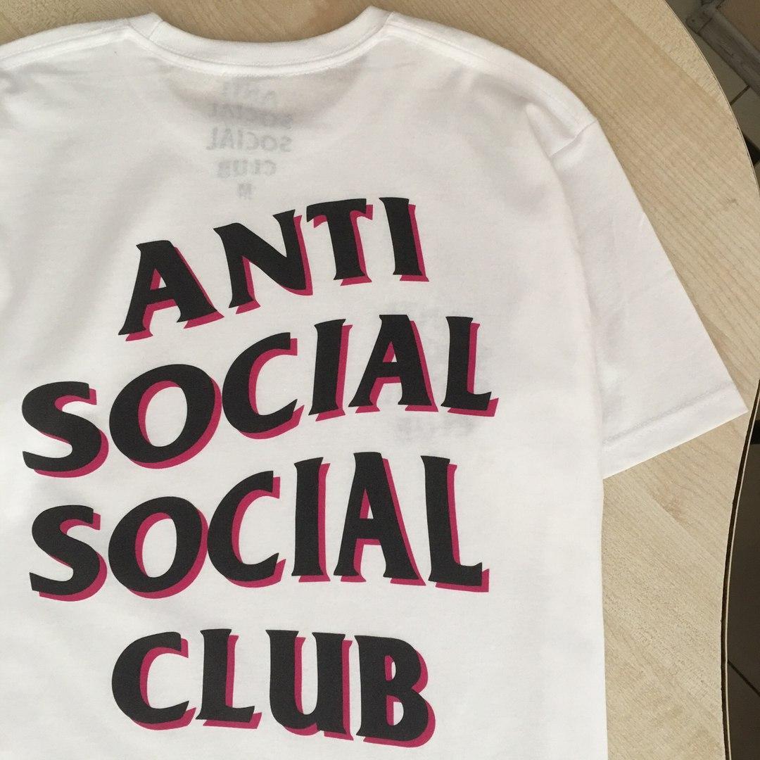 

Футболка ASSC Black Pink | Новенькая | Бирка Anti Social Social Club
