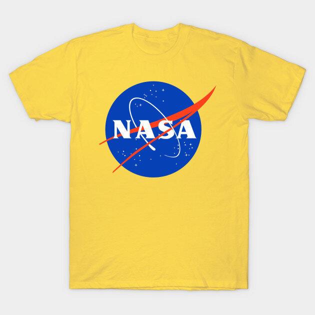 

Футболка жёлтая NASA logo • насса