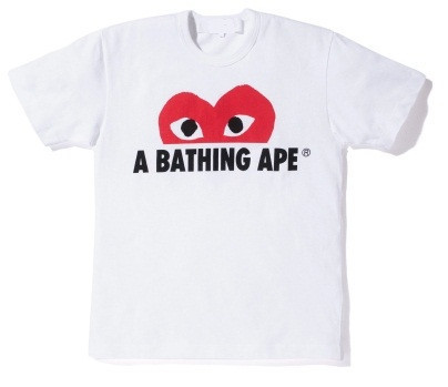 

Футболка Comme des Garcons A Bathing Ape CDG