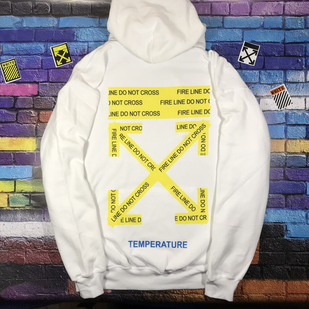 

Толстовка Off White Yellow Tem | Худи офф вайт | кенгуру оф вайт XL, 52, Весна/осень, Разные цвета