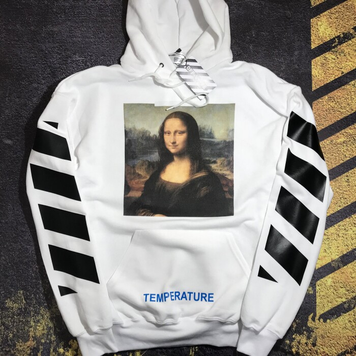 

Толстовка Off White Mona Lisa White | Худи офф вайт | кенгуру оф вайт M, 48, Зима, Разные цвета