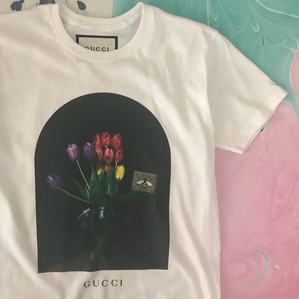 

Gucci Flowers. Крутая футболка. Люкс