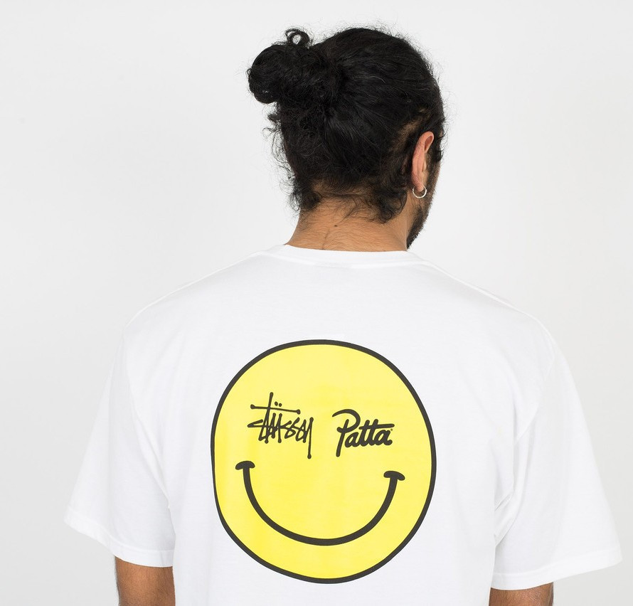 

Футболка с принтом Stussy Patta Smile мужская