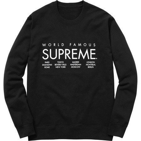 

Свитшот мужской с принтом Supreme International Crewneck Кофта, Разные цвета