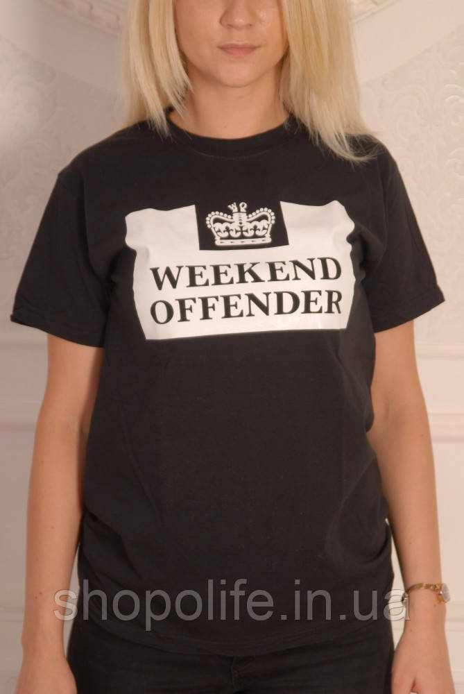 

Черная футболка Weekend Offender, Черный