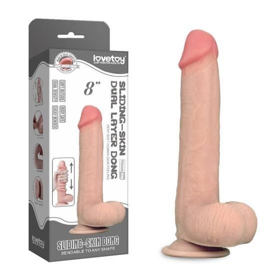 

Фаллоимитатор - LoveToy Sliding Skin Dual-layer Dong