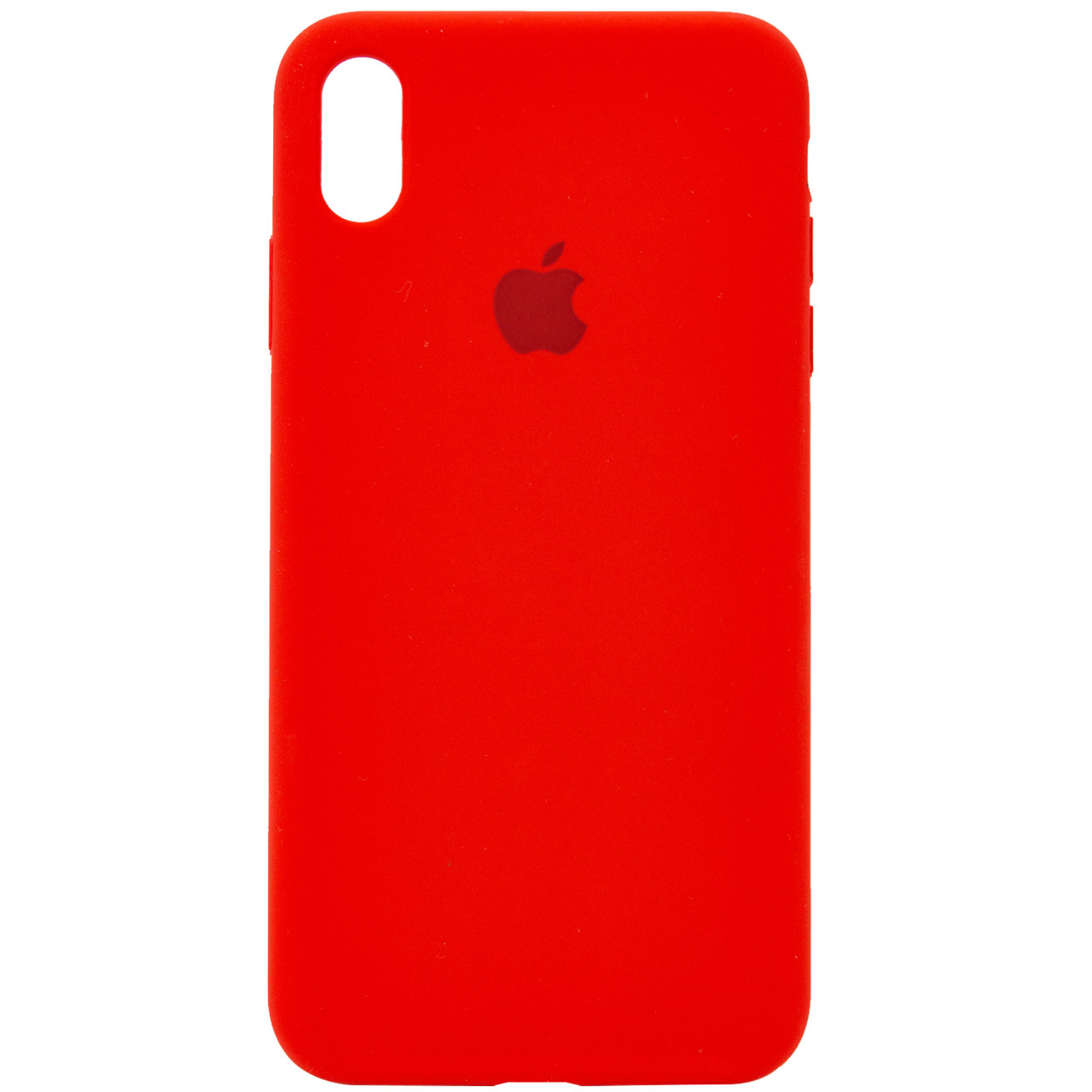 

Чехол Silicone Case Full Protective (AA) для Apple iPhone X (5.8") / XS (5.8"), Красный / red