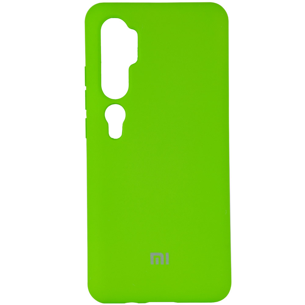 

Силиконовый чехол бампер Silicone Cover Full Protective (A) для Xiaomi Mi Note 10 / Note 10 Pro / MI CC9 Pro, Зеленый / green