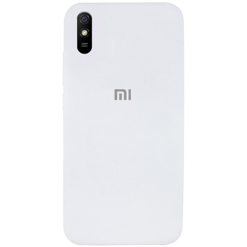 

Чехол силиконовый Silicone Cover Full Protective (AA) для Xiaomi Redmi 9A Белый / White