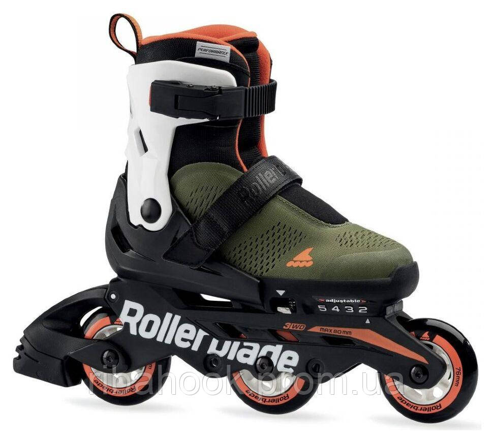 

Ролики детские Rollerblade Microblade Free 3WD 2020 (Хаки оранжевый, 33-36.5