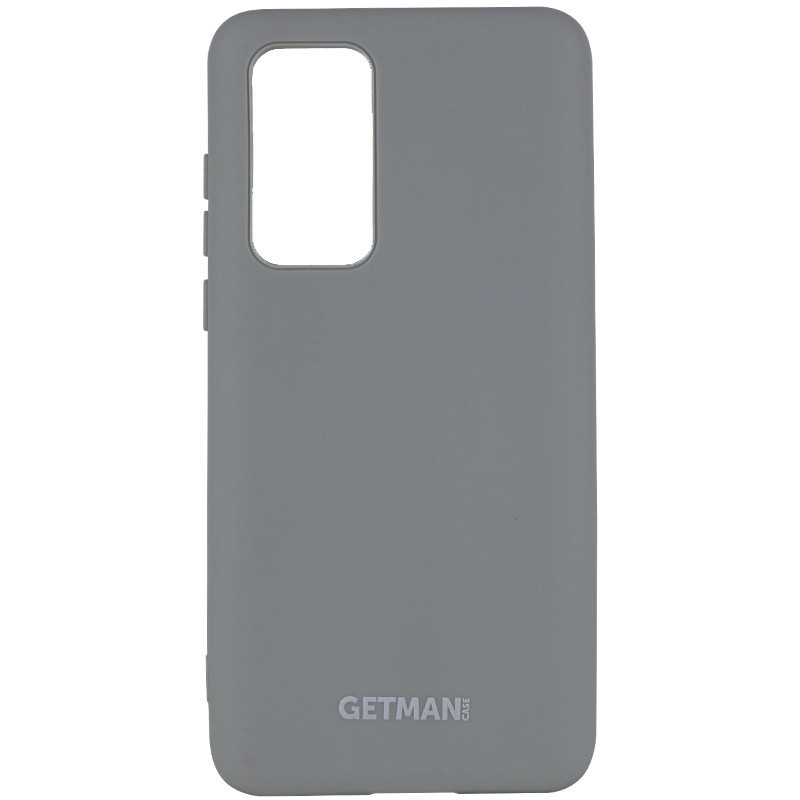 

Чехол силиконовый на телефон Silicone Cover GETMAN for Magnet для Huawei P40 Серый / Mist Blue