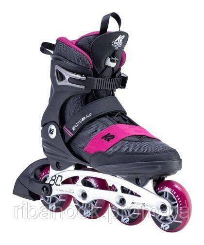 

Ролики K2 Alexis 80 Alu Black Pink 2020 (38, Черно-розовый