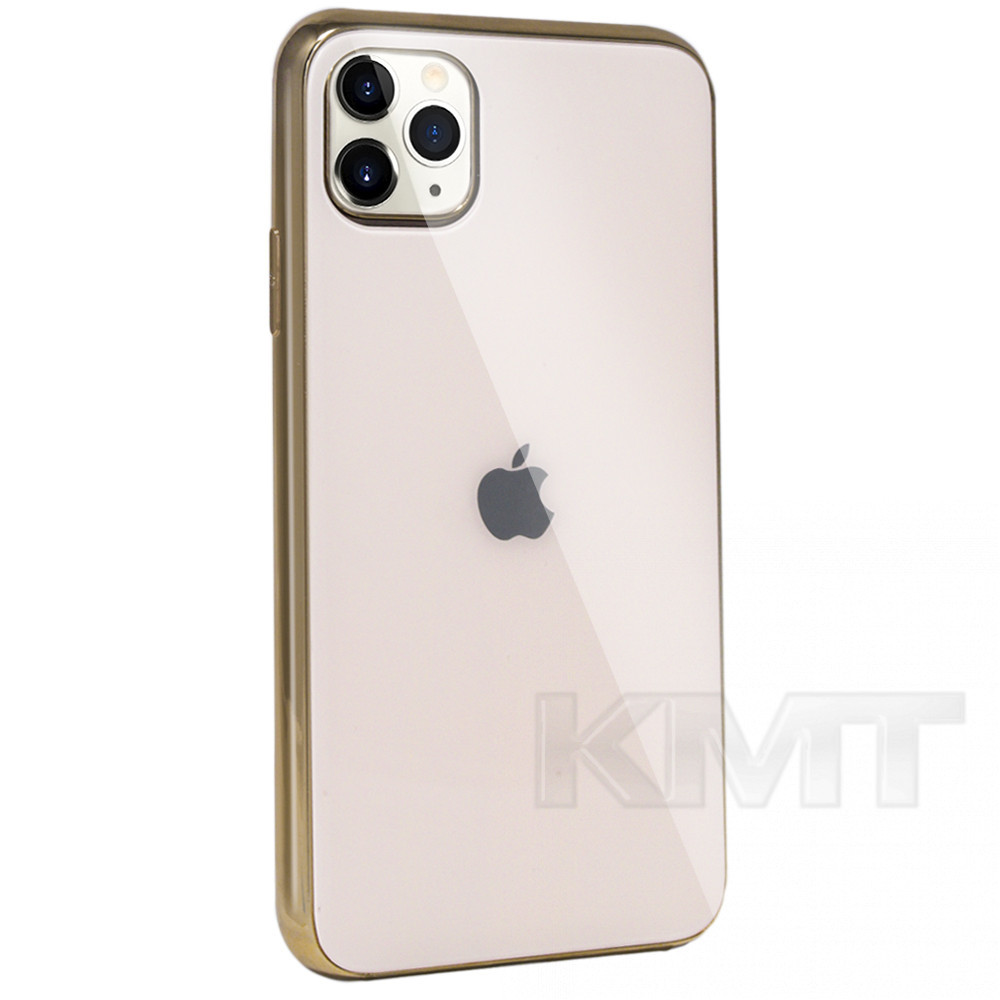 

Чехол накладка Glass TPU Case Apple iPhone 6 ; Apple iPhone 6S 03 Gold