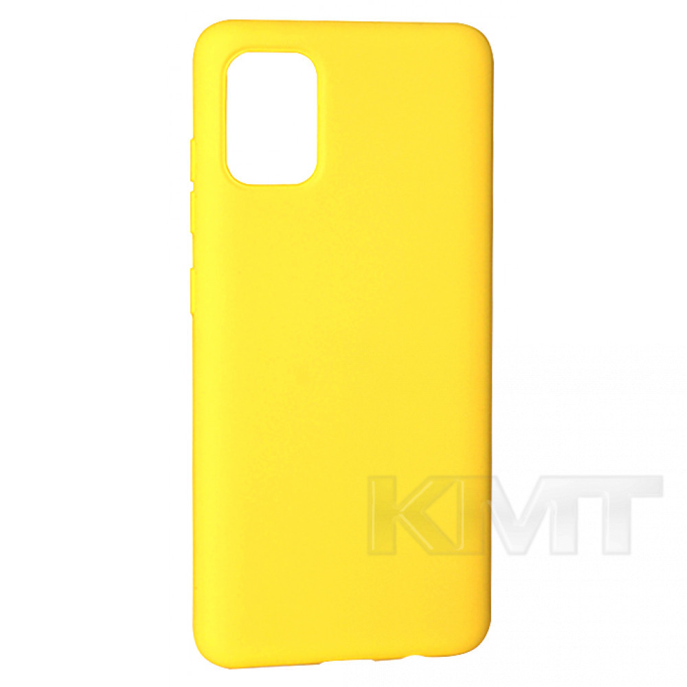 

Чехол накладка Original Silicone Case Samsung A51 2019 Yellow (2)