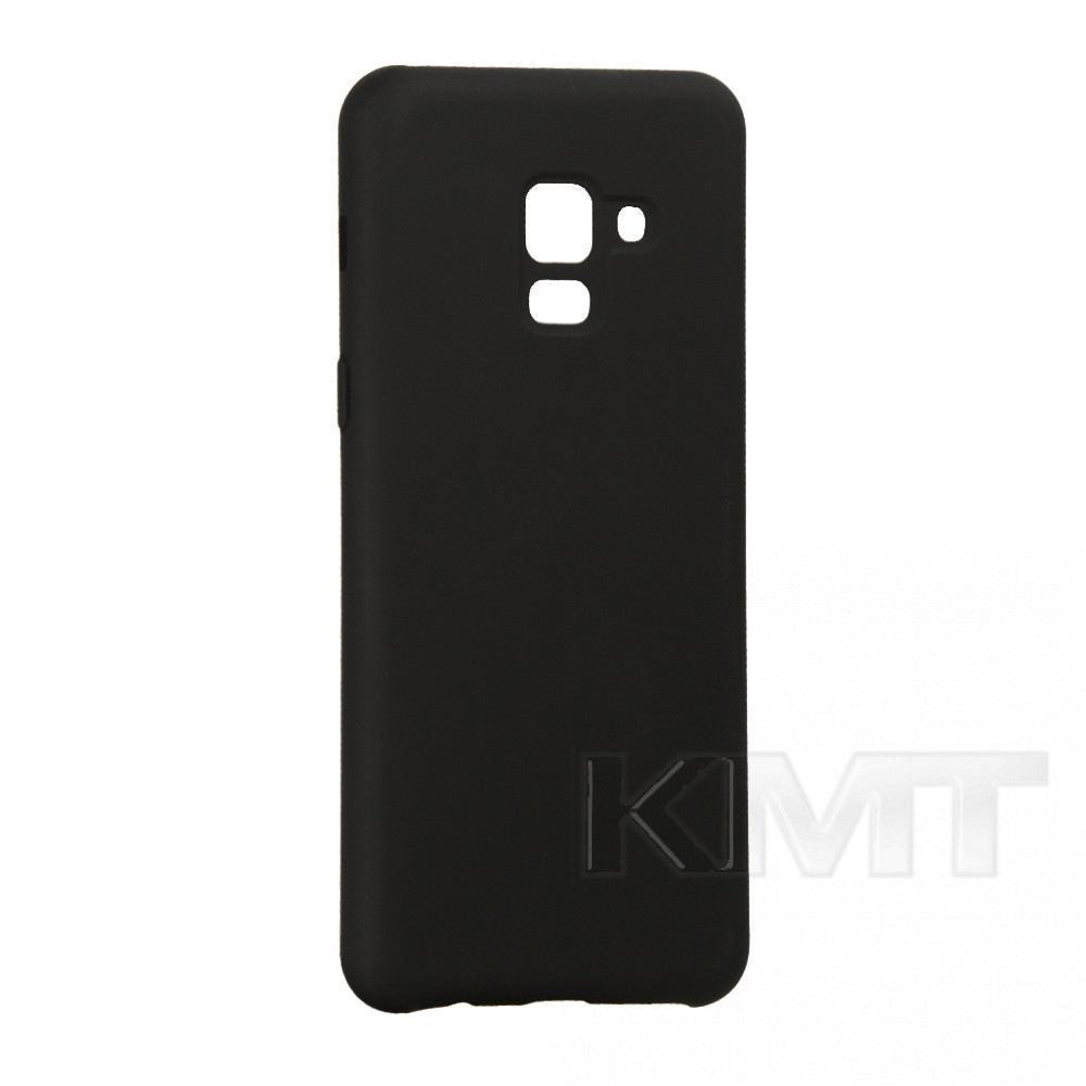 

Чехол накладка Original Silicone Case Samsung A8 2018(A530) Black