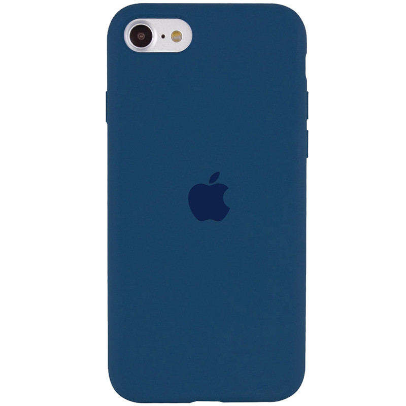 

Чехол Silicone Case Full Protective (AA) для Apple iPhone SE (2020), Синий / cosmos blue