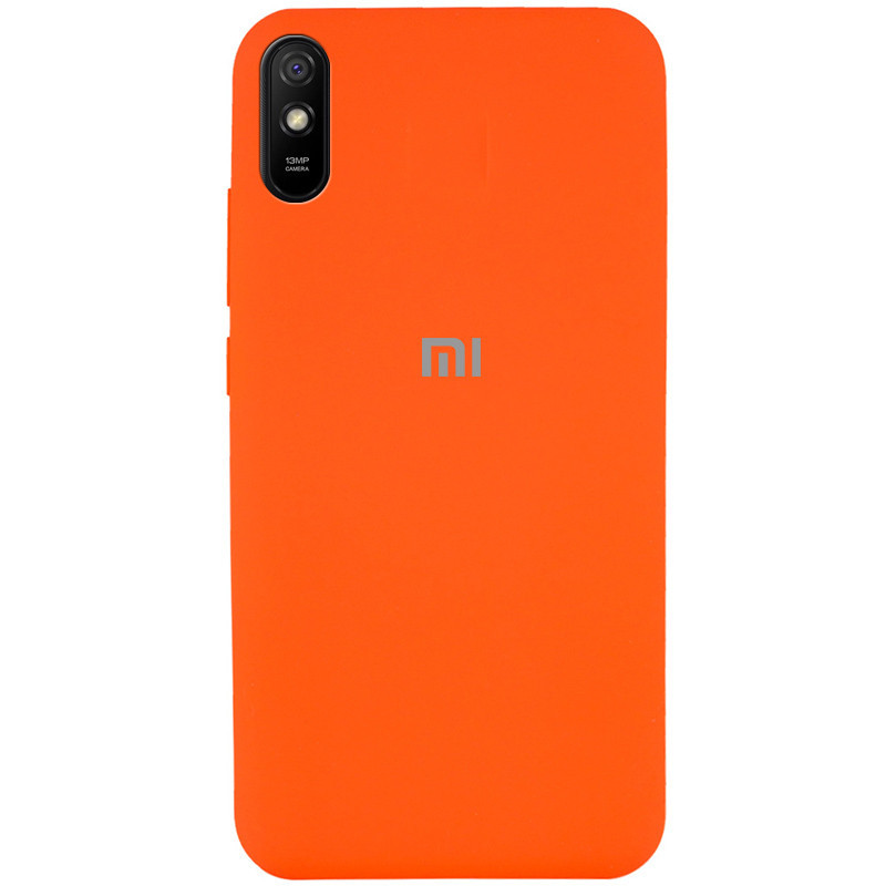 

Чехол силиконовый Silicone Cover Full Protective (AA) для Xiaomi Redmi 9A Оранжевый / Orange