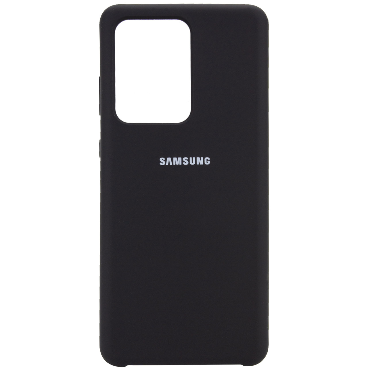 

Чехол силиконовый на смартфон Silicone Cover (AA) для Samsung Galaxy S20 Ultra Черный / Black