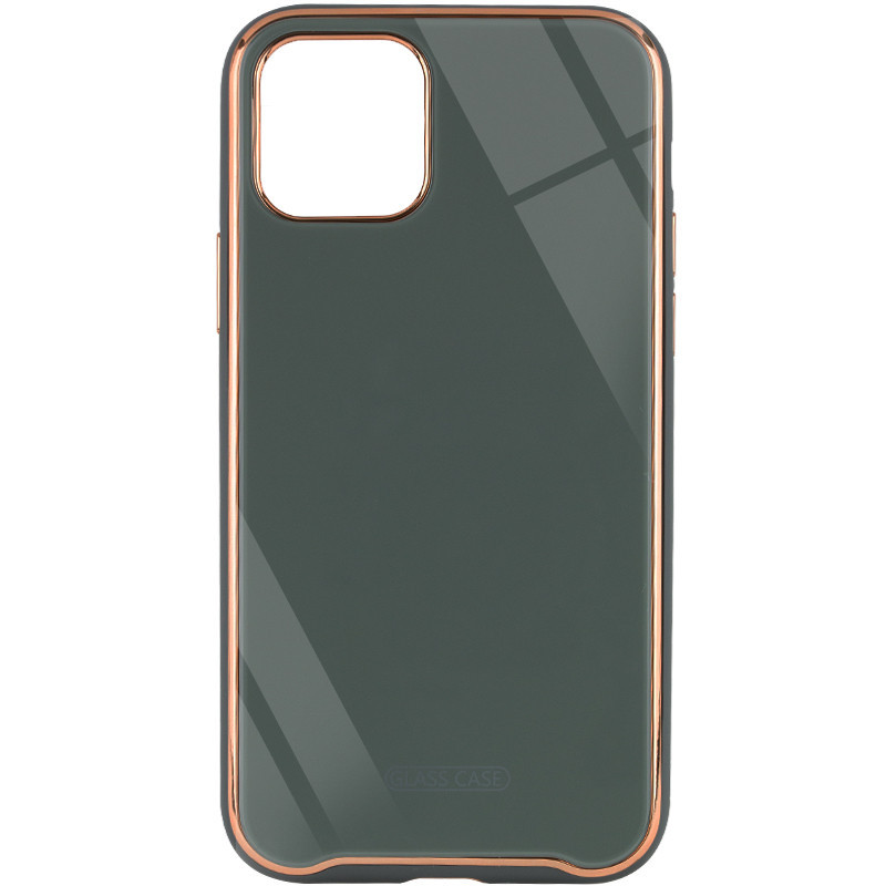 

TPU+Glass чехол Venezia для Apple iPhone 11 Pro (5.8"), Зеленый / pine green