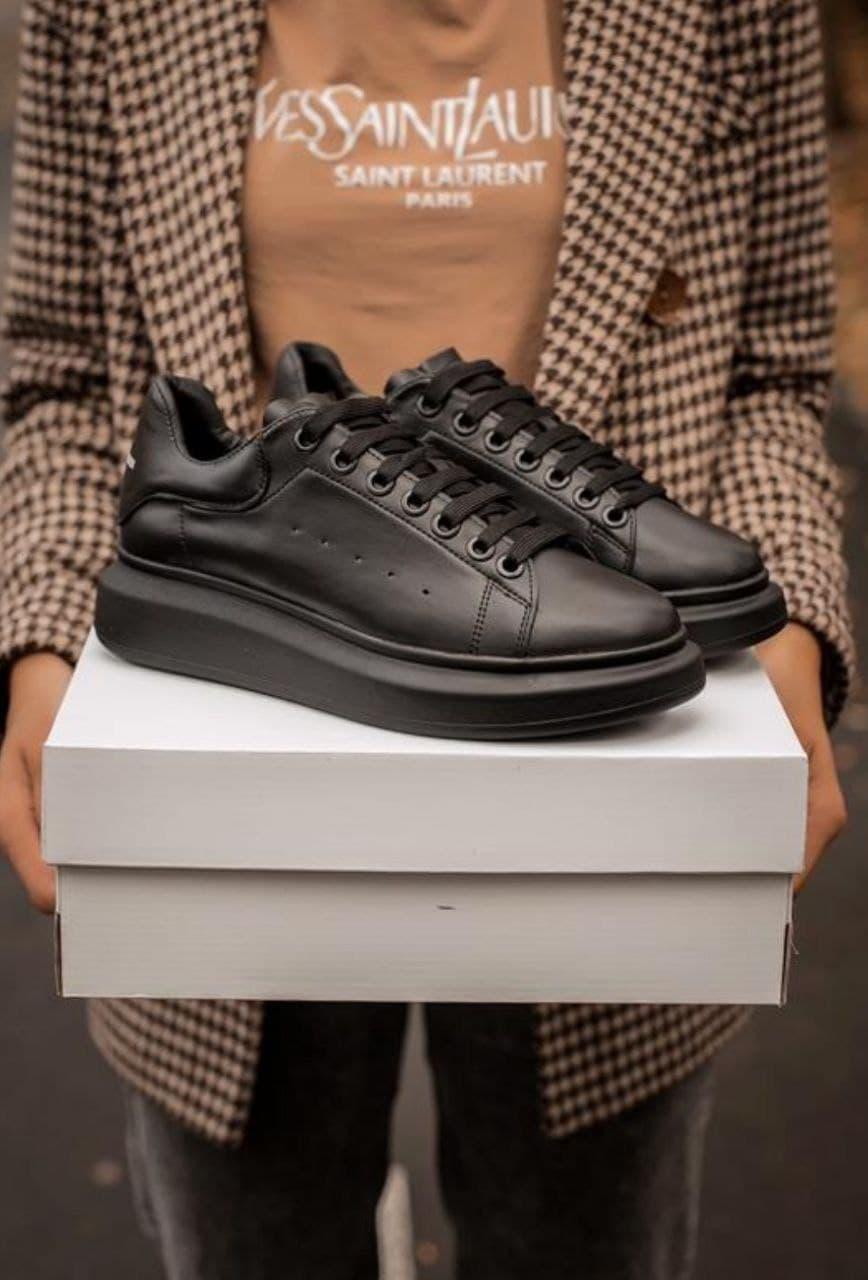 

Премиум Кеды Мужские Alexander McQueen Black, Черный