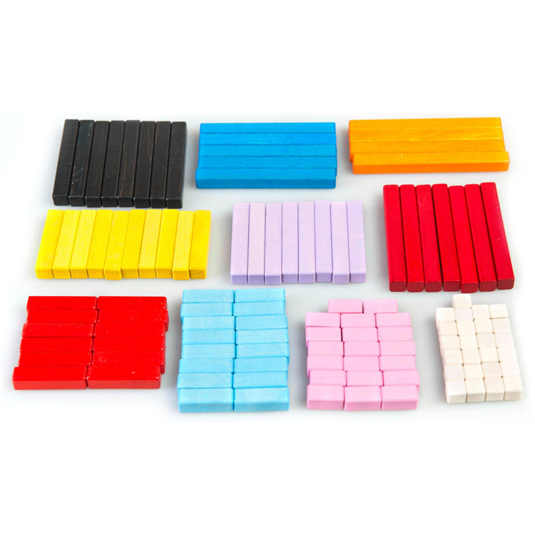 

Цветные счетные палочки Кюизенера, ТМ «Тато», 250 шт., деревянная игрушка