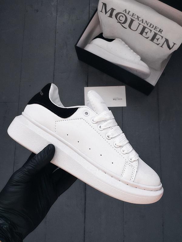 

Лучшие Кеды Мужские Alexander McQueen White / Black, Белый