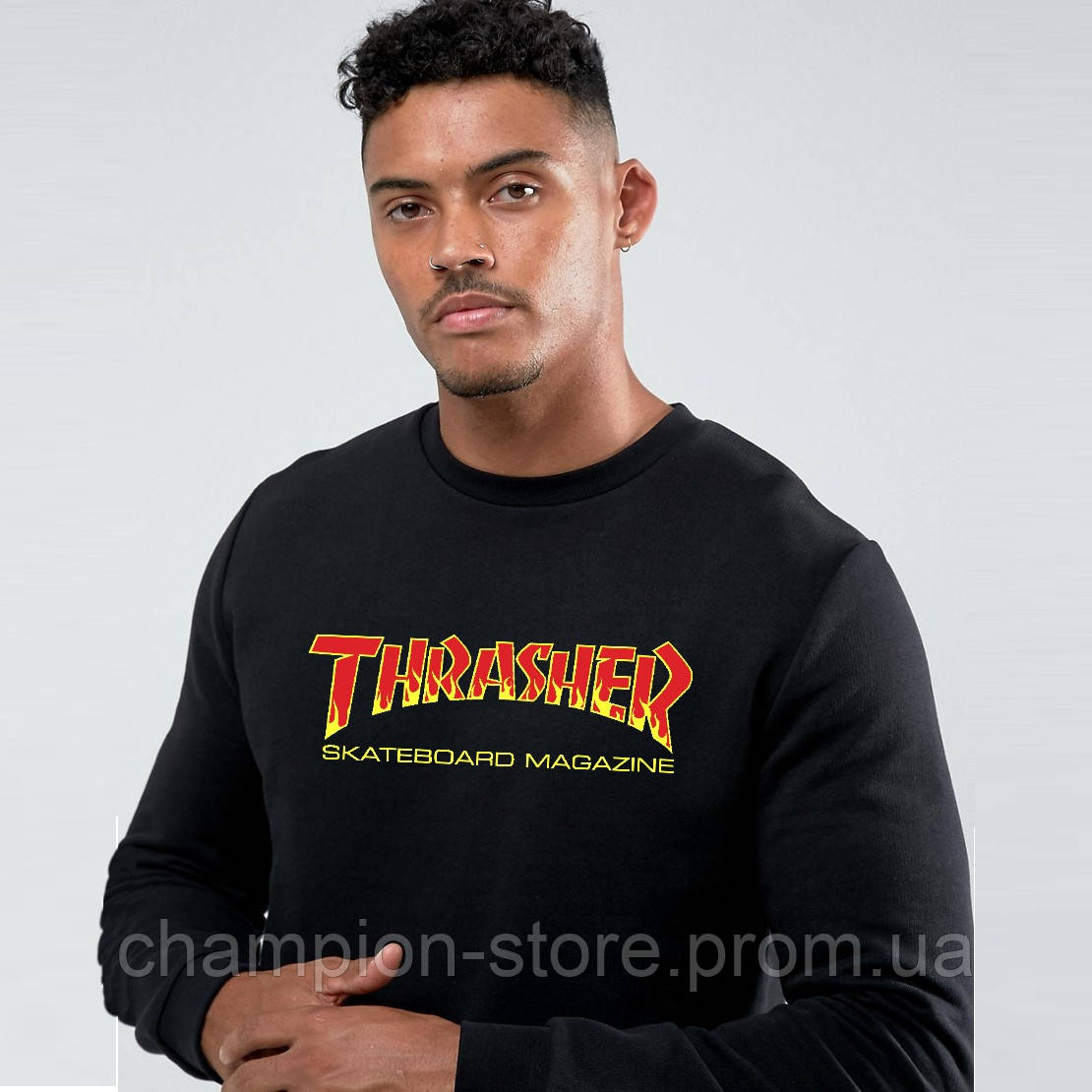 

Свитшот Thrasher Skateboard New Logo | худи Трешер | кенгуру трашер M, 48, Весна/осень, Разные цвета