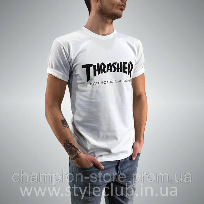 

Футболка Thrasher Skateboard | Бирки фотки | Трешер мужская