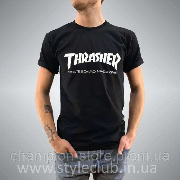 

Футболка Thrasher | Бирки Фотки | Мужская черная