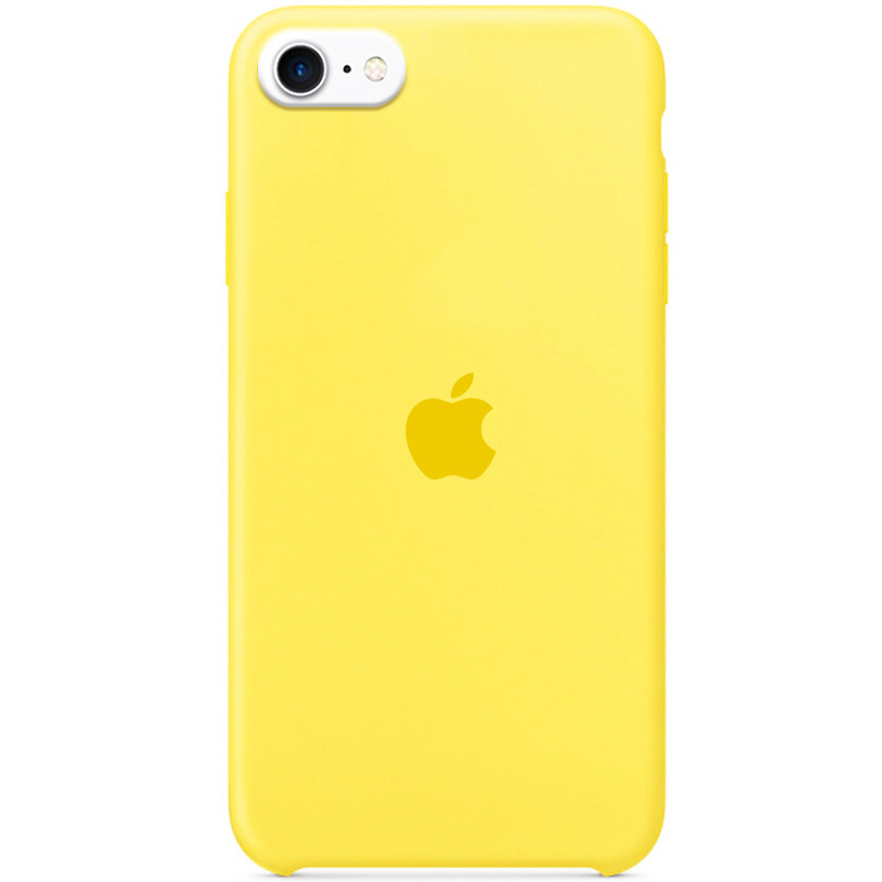 

Чехол Silicone Case (AA) для Apple iPhone SE (2020), Желтый / yellow