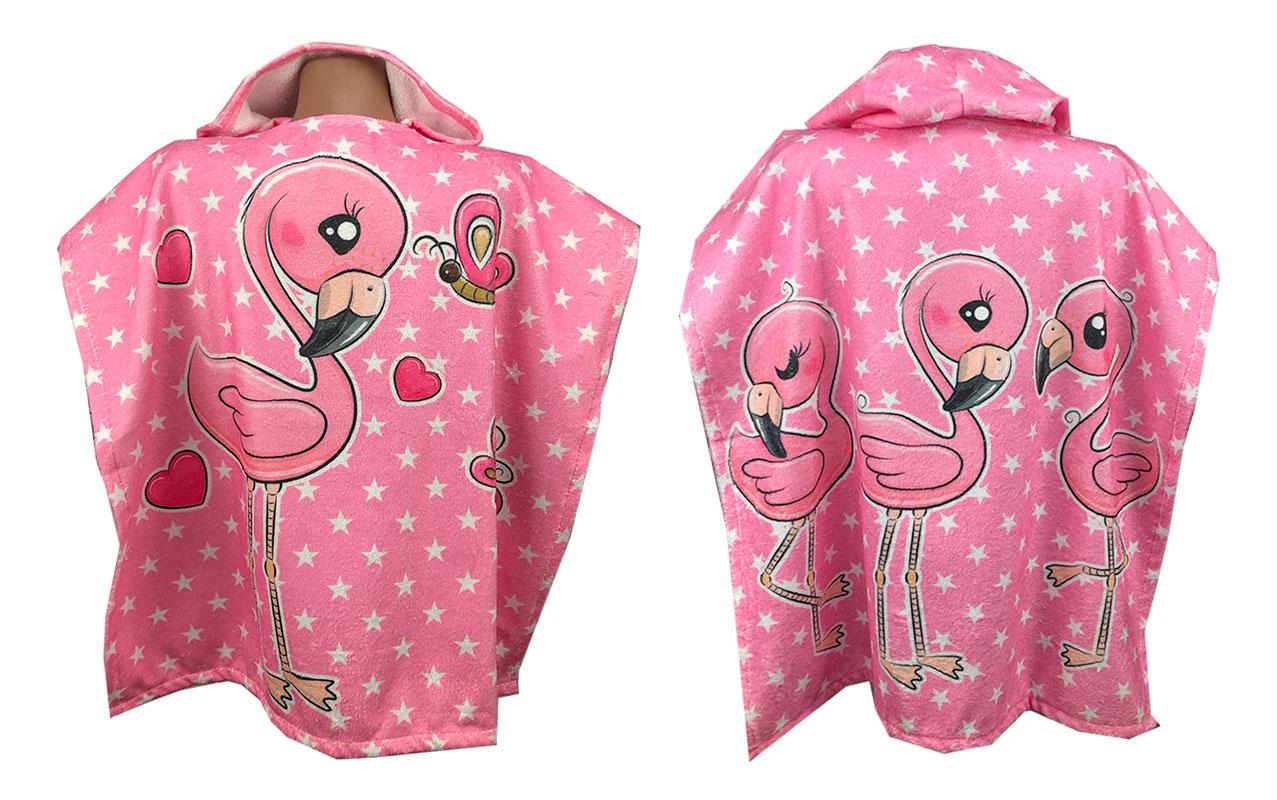 

Детские полотенца с капюшоном Keekers Фламинго