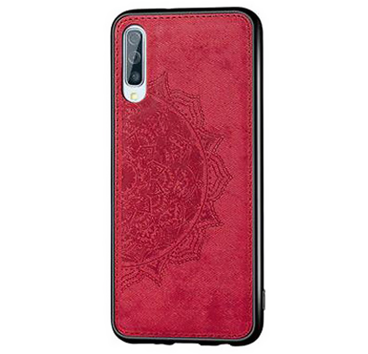 

Чехол-накладка TPU+Textile чехол Mandala с 3D тиснением для Samsung Galaxy A30s SM-A307F Красный