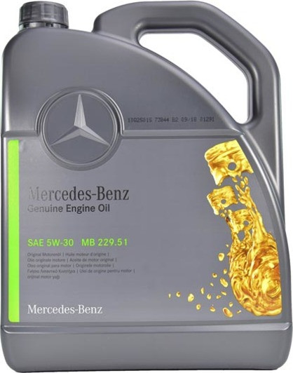 

Моторное масло Mercedes-Benz PKW-Synthetic MB 229.51 5W-30 5л (000989940213)