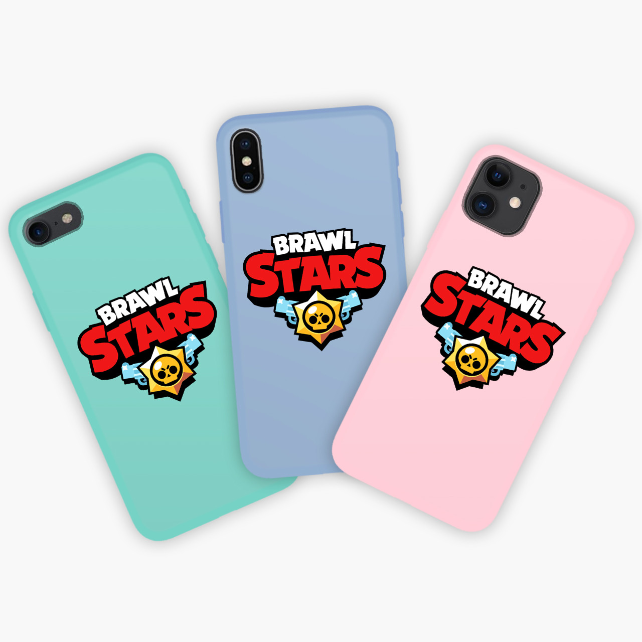 

Чехол Apple Iphone 7 Apple Iphone 8 Бравл Старс Лого (Brawl Stars Logo) Honor Candy силиконовый Прозрачный