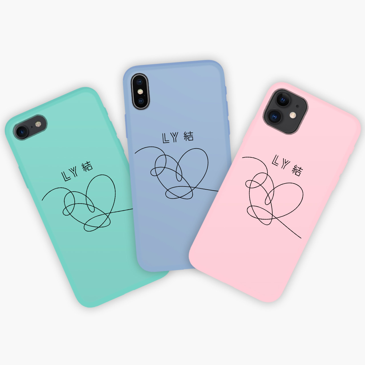 

Чехол Apple Iphone 7 Apple Iphone 8 БТС (BTS) Honor Candy силиконовый Розовый