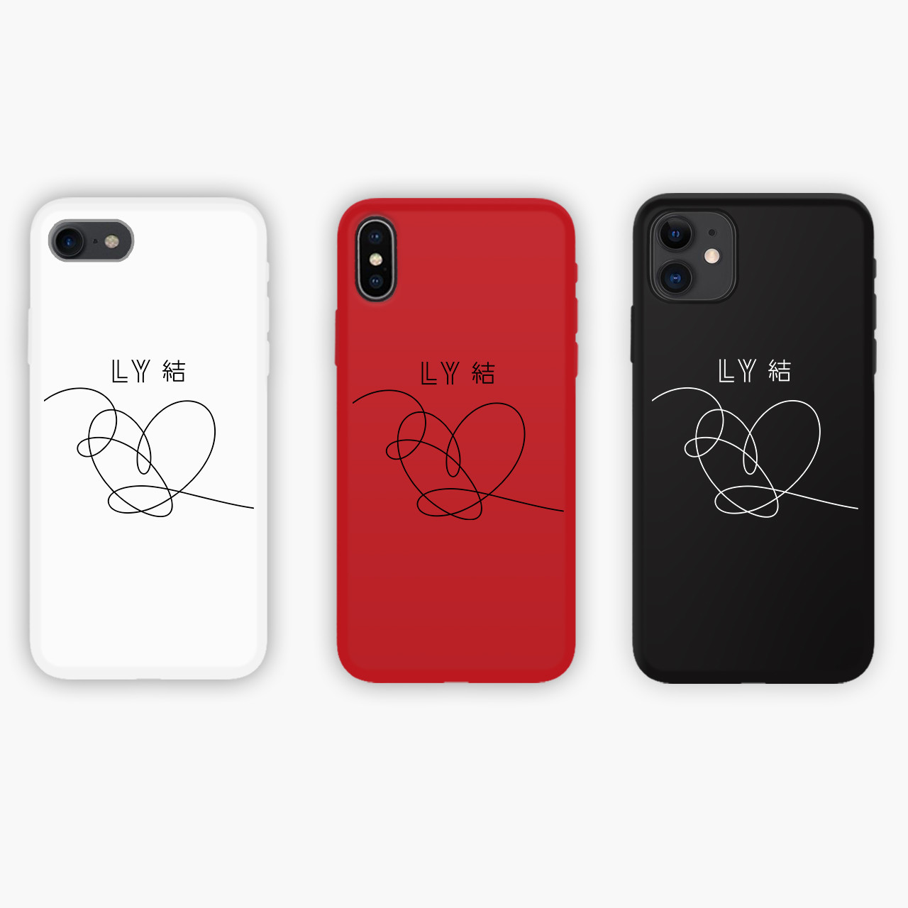 

Чехол Apple Iphone 7 Apple Iphone 8 БТС (BTS) Honor Candy силиконовый Черный
