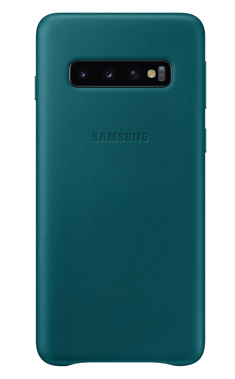 

Оригинальный кожаный Чехол Samsung Leather Cover Green для Samsung Galaxy S10+ (G975)