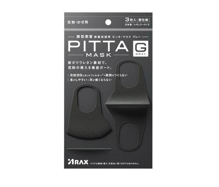 

Многоразовая маска питта угольная ARAX Pitta Mask G (эластичный полиуретан)